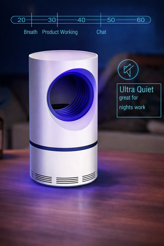 🦟✨ UV Electronic Mosquito Killer Lamp – Powerful Indoor Insect Trap with Quiet Fan